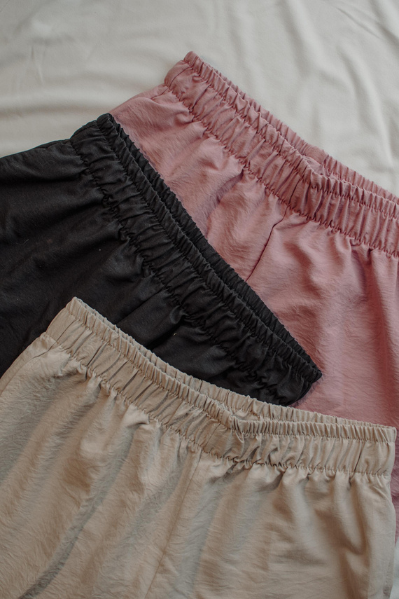 Pantaloni del pigiama da donna Maeve 875 De Lafense - lunghi, tinta unita, con tasche - nero