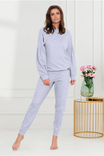 Parma Donna Set manica lunga, pantaloni Moda Italiana - grigio