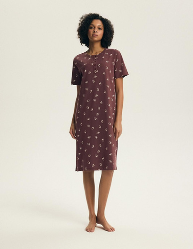 Camicia da notte Henderson Evika 45304 – cotone, stampa fragole