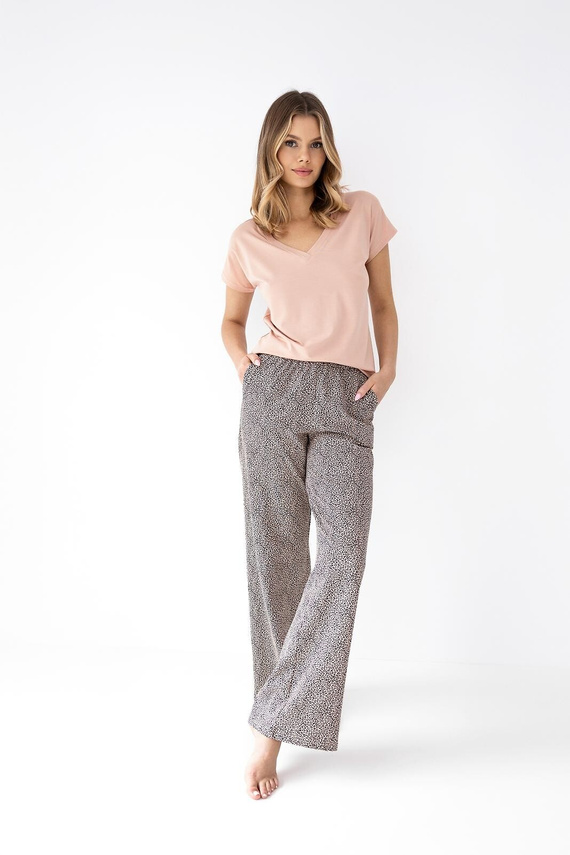 Pigiama da donna Liana Sensis - manica corta e pantalone lungo in bambù | Comfort premium