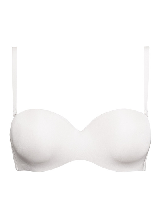 1580 Reggiseno push-up Fantastic - a fascia, microfibra Sielei bianco