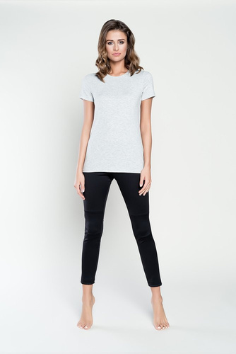 Ibiza T-shirt donna manica corta Italian Fashion - nero