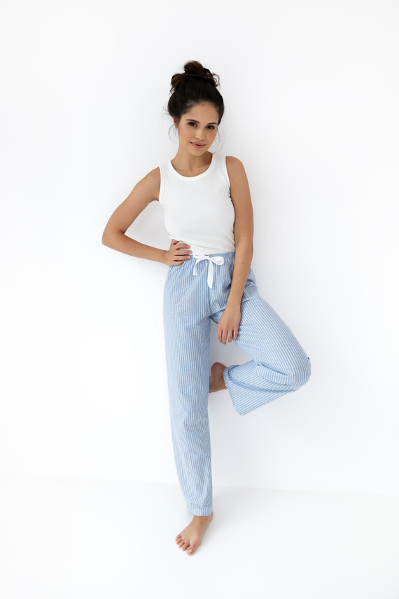 Pigiama da donna Sensis Dagna - blu crema