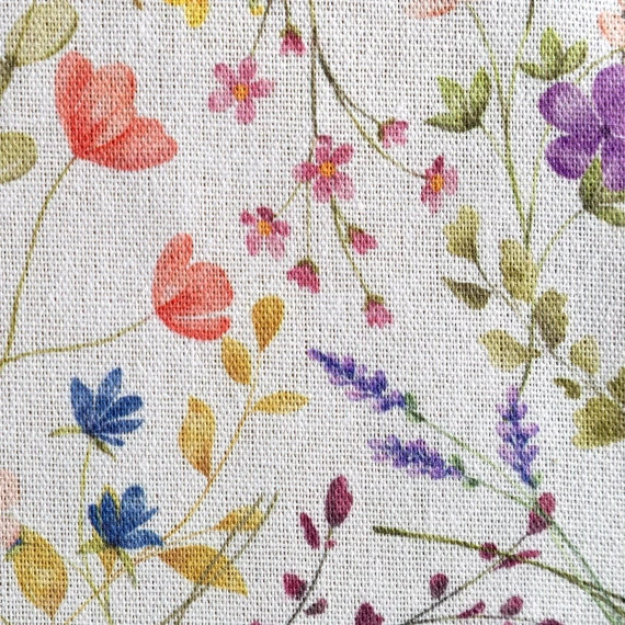 Tovaglia ANNA Eurofirany antimacchia bianco-viola fiori