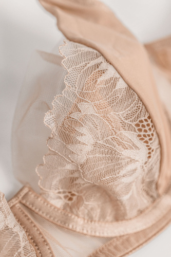 Mediolano Selena Soft 19265 Reggiseno Soft in Pizzo Beige