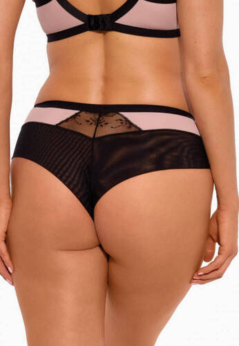 GFB 1274 Frida Mutandine brasiliane da donna Gaia nero-rosa