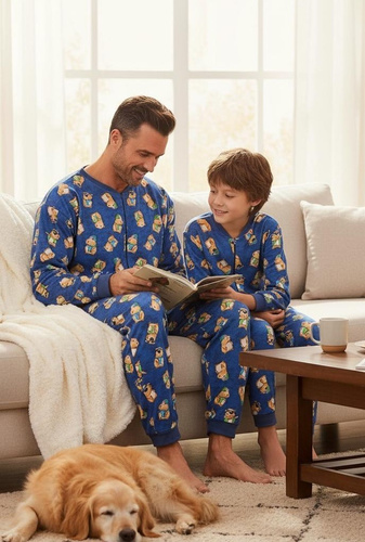 185/183 186/183 Tuta Capybara 2 Kids Boy Cornette - in cotone, con cerniera e stampa divertente