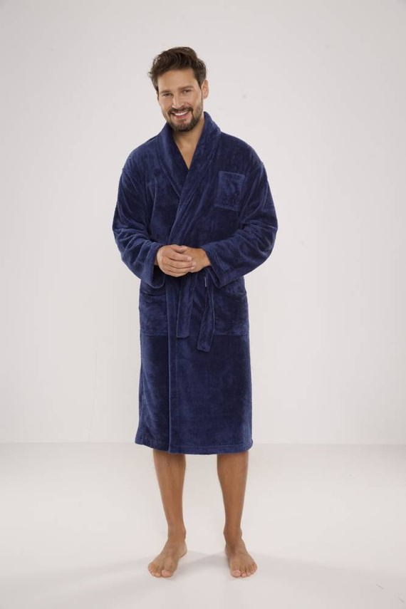 811 Accappatoio in felpa da uomo De Lafense - denim