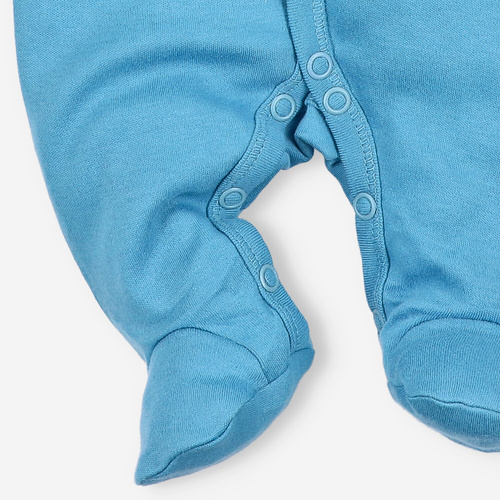 Pigiama intero neonato NINI ABN-3964 blu 100% cotone organico bambino