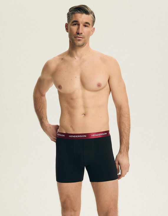 Bench Henderson 44540 nero-grafite – boxer da uomo 3 pezzi 93% cotone