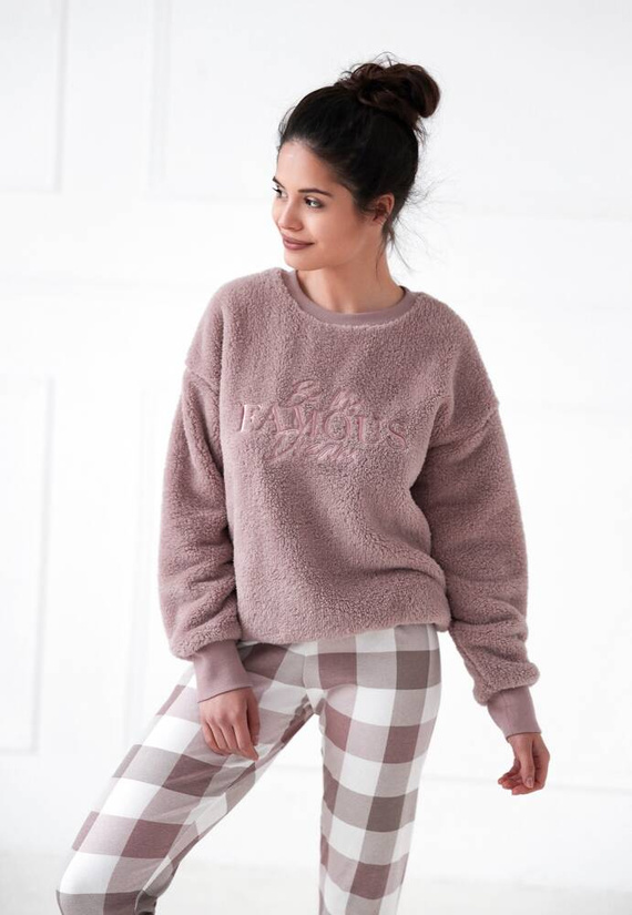 Kaycee Pigiama donna Sensis Interlock - rosa cipria