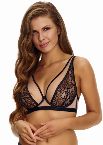 2457 Reggiseno Lupoline soft bralette - nero