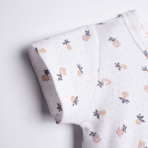 Nicol 220152 tutina bimba cotone traspirante a fiori