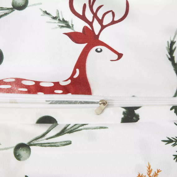 Biancheria da letto in microsatinato bianco I25 Spod Igły i Nitki - morbida, liscia e resistente