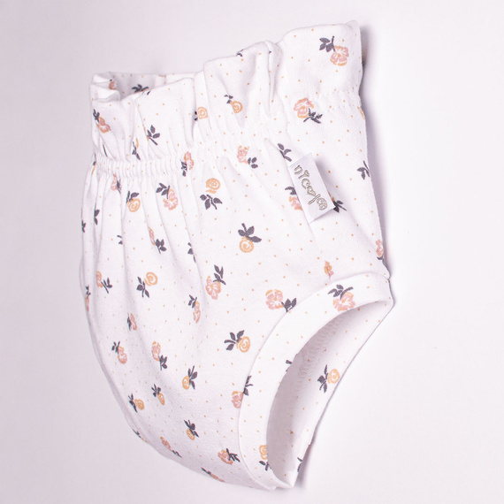 Bloomers Nicol 220087 2-pack per neonati, cotone Oeko-Tex, rosa con fiori