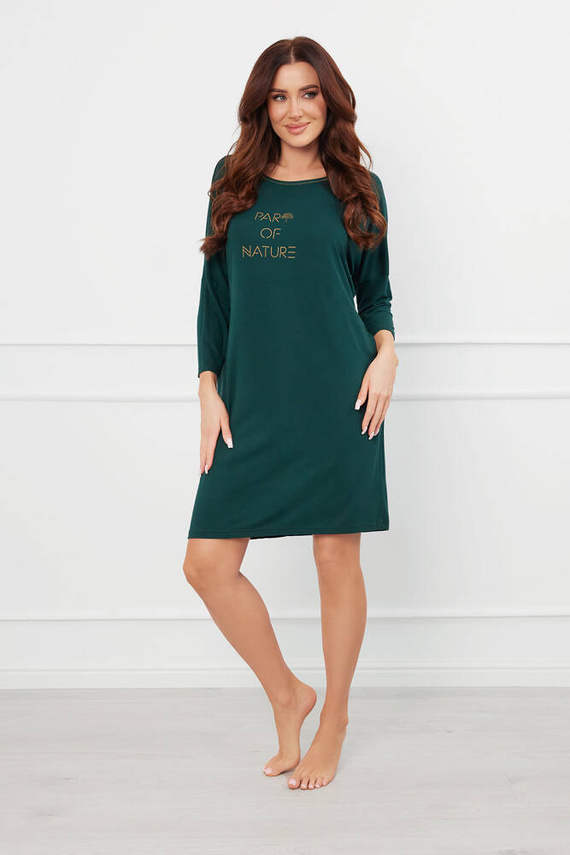 Camicia da notte Natura 3/4 Moda italiana - verde