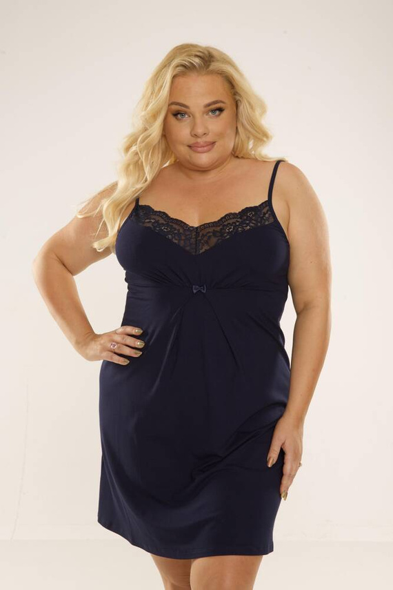 995 Camicia da notte Chantal - blu navy