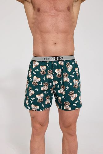 Boxer uomo Cornette Classic 881/06 verde, comodi, 100% cotone