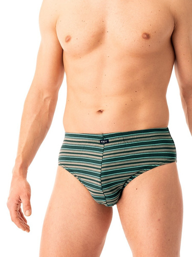 Slip uomo MPP 315 Key blu verde cotone, confezione da 2 pezzi in scatola, comfort e stile