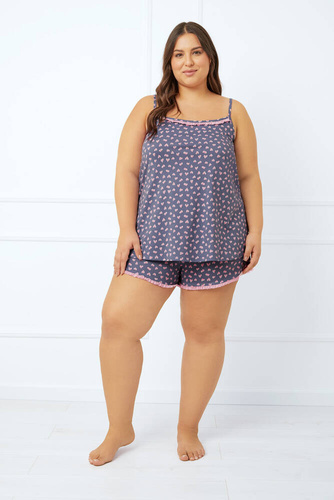 Tiana Pigiama da donna a fascia stretta, pantaloncini Moda italiana - stampa