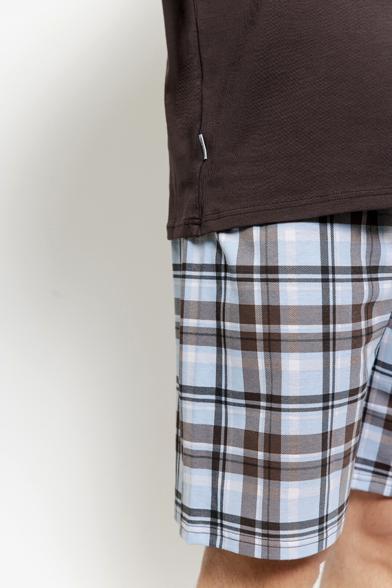 Taro 3578 Marcello pigiama uomo cotone marrone