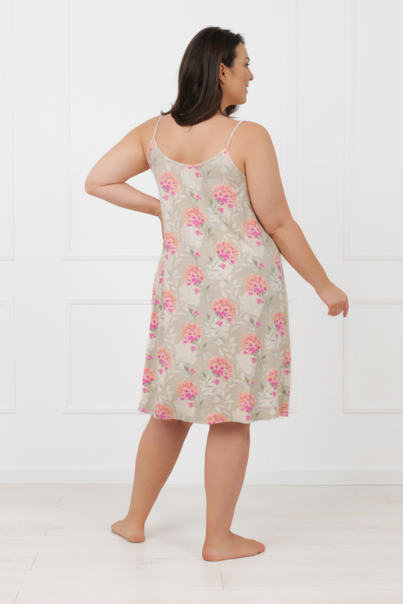 Camicia da notte Harmonia Moda italiana spalline sottili viscosa