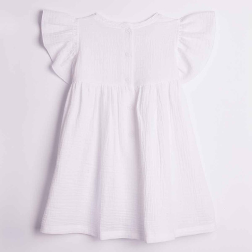 Nicol 224255 Abito in Mussola per Bambina 100% Cotone per l'Estate
