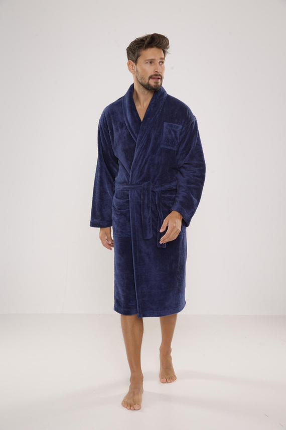 811 Accappatoio in felpa da uomo De Lafense - denim