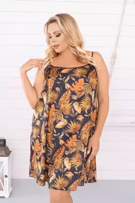 Camicia Monstera da donna, slim-fit Italia Fashion - stampa