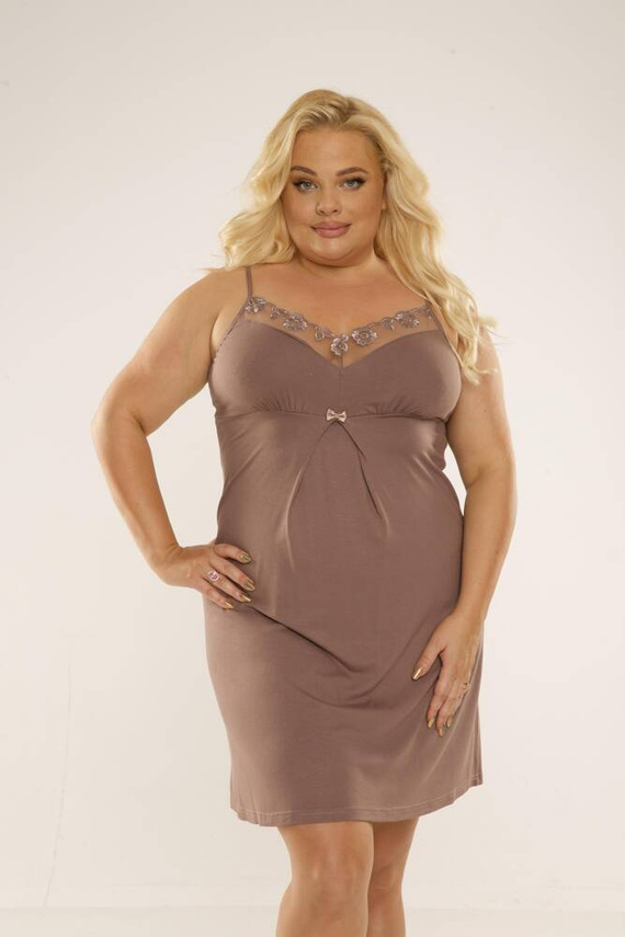 995 Camicia da notte Chantal - Mocca