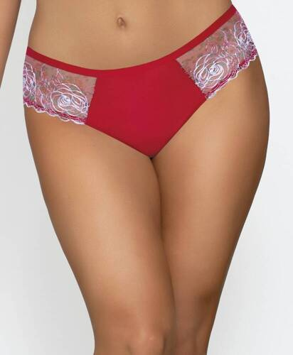 Mutandine complete PariPari da donna Candice - rosa/rosso