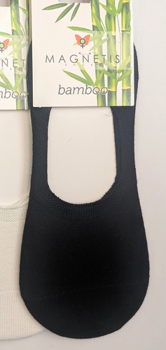 Calzini ballerina invisibili Bamboo Magnetis 251145 comfort black