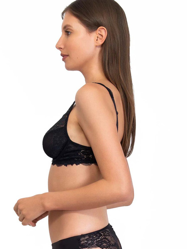 2442 Reggiseno Wonderlace - pizzo, morbido, con ferretto e regolabile Sielei nero
