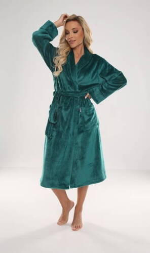 628 Accappatoio da donna Abigail Long Forex - verde