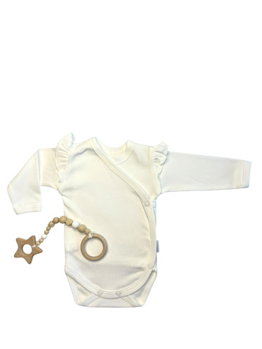 Body bambina Envelope ecrù BD15227 - cotone e comfort