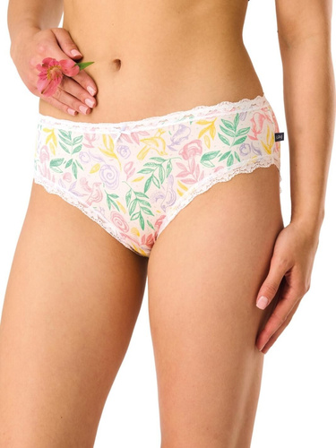 Slip donna midi LPC 576 B26 Key – viskosa con bordo in pizzo, 2 pezzi Key