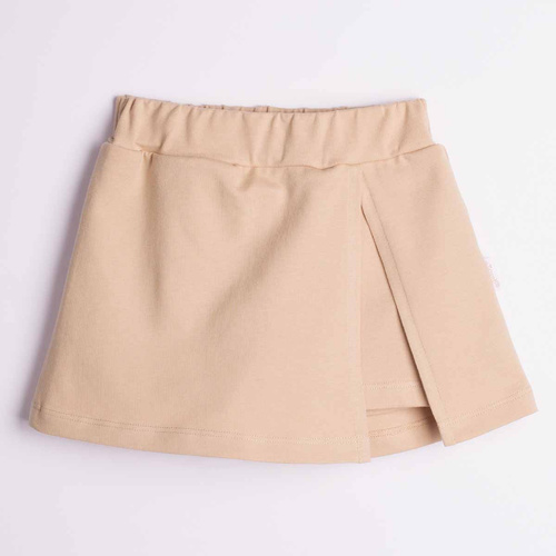 163871 Nicol Gonna-Shorts Beige da Bambina in Cotone per l'Estate